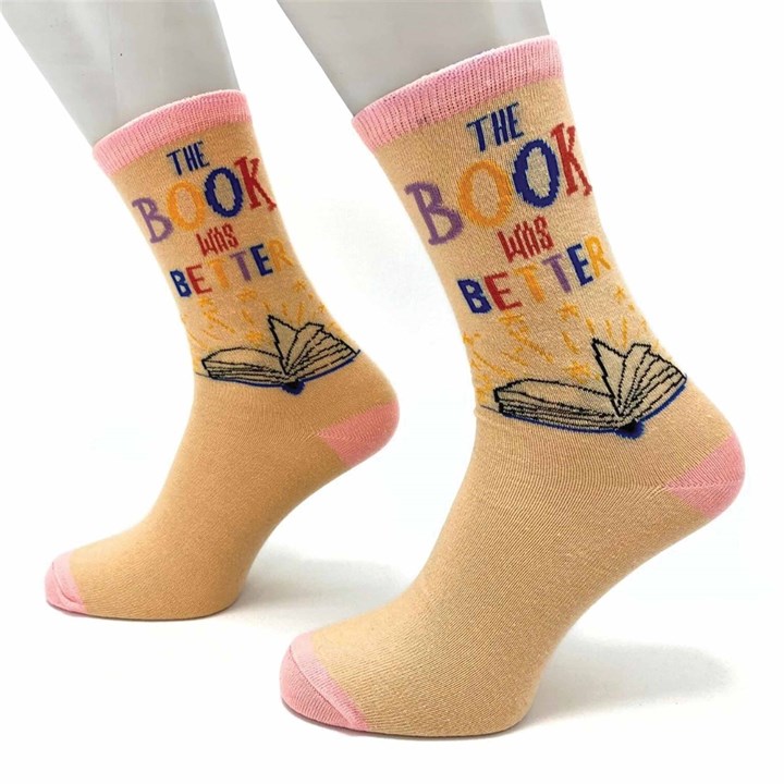 The Book Was Better Socks - Size 4 - 8