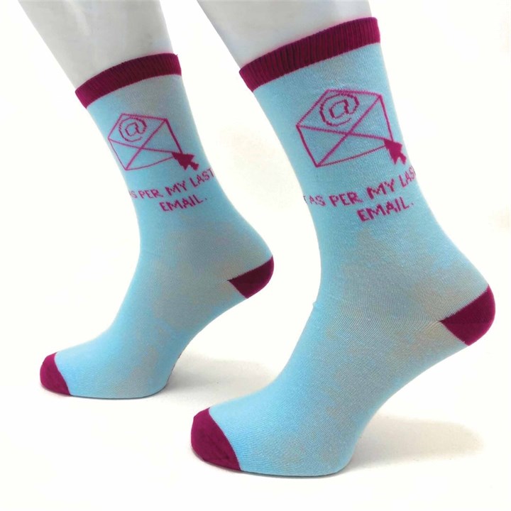 As Per My Email Socks - Size 4 - 8