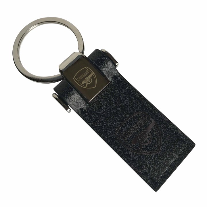 Arsenal FC Leather Keyring