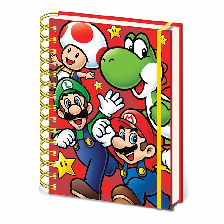 Nintendo, Super Mario A5 Wiro Notebook