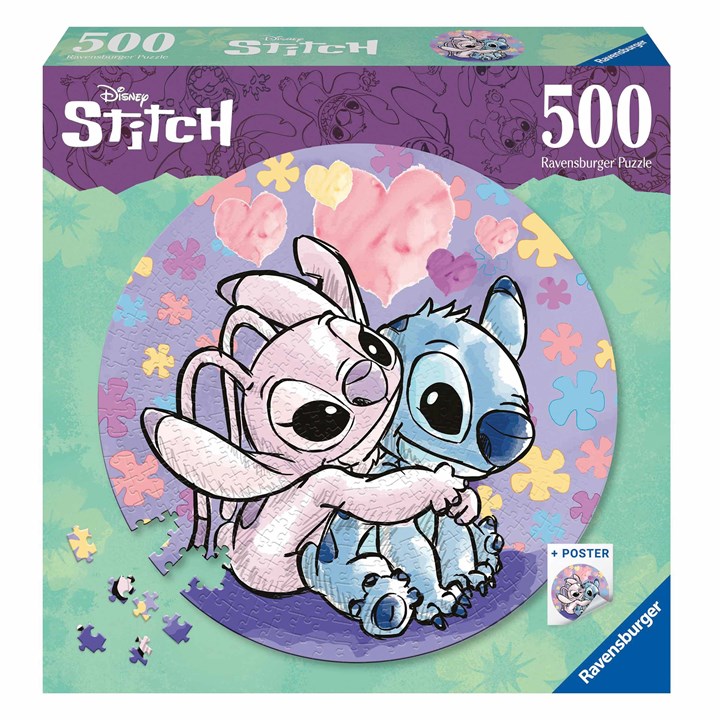 Ravensburger, Disney Stitch Circular Jigsaw