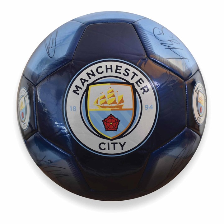 Manchester City FC Signature Football Size 5 Deflated