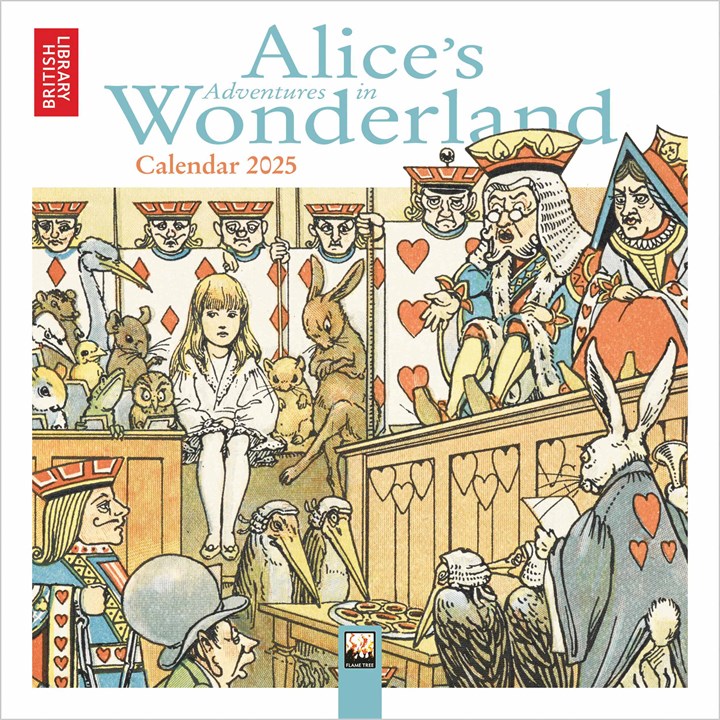 British Library, Alice in Wonderland Mini Calendar 2025