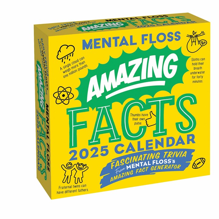 Amazing Facts, Mental Floss Desk Calendar 2025