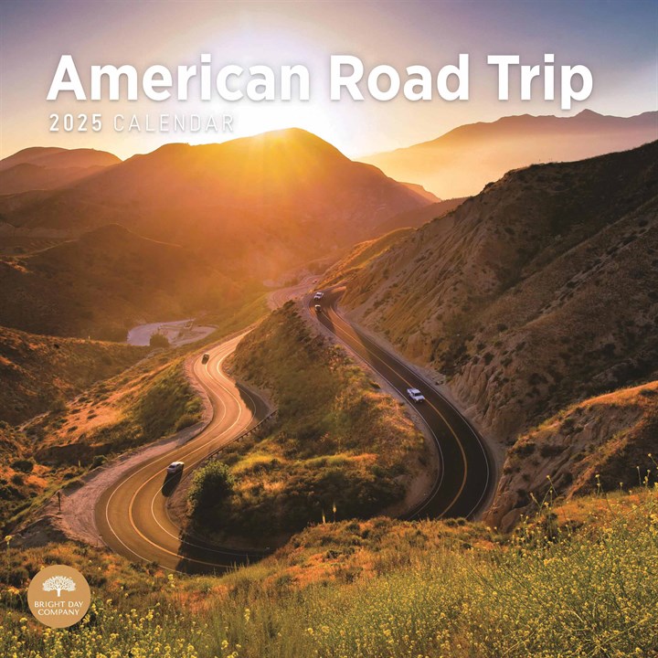 American Road Trip Calendar 2025