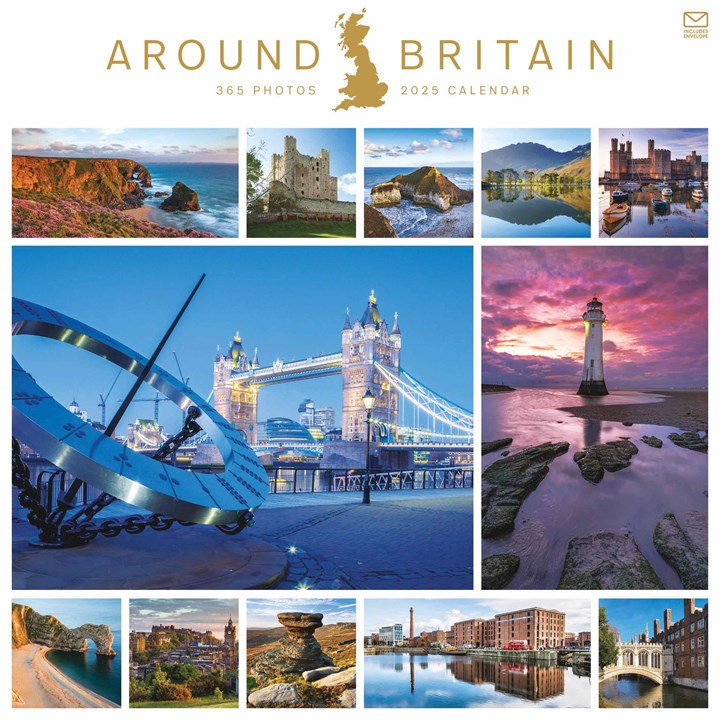 Around Britain 365 Photos Calendar 2025