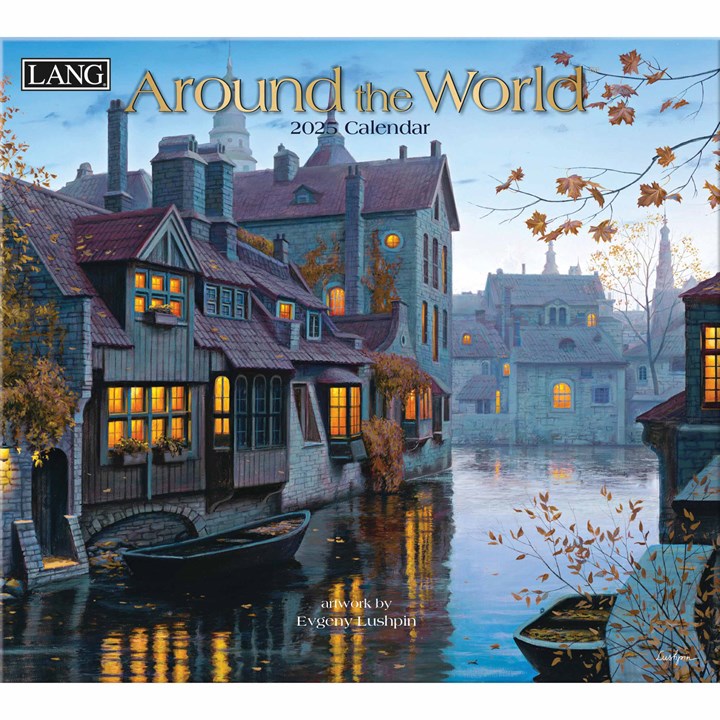 Around The World Deluxe Calendar 2025