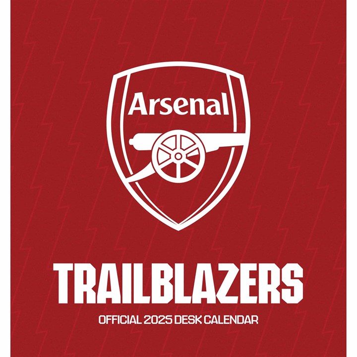 Arsenal FC Trailblazers Easel Desk Calendar 2025