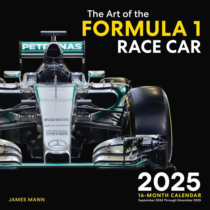 The Art Of The Formula 1 Race Car Calendar 2025