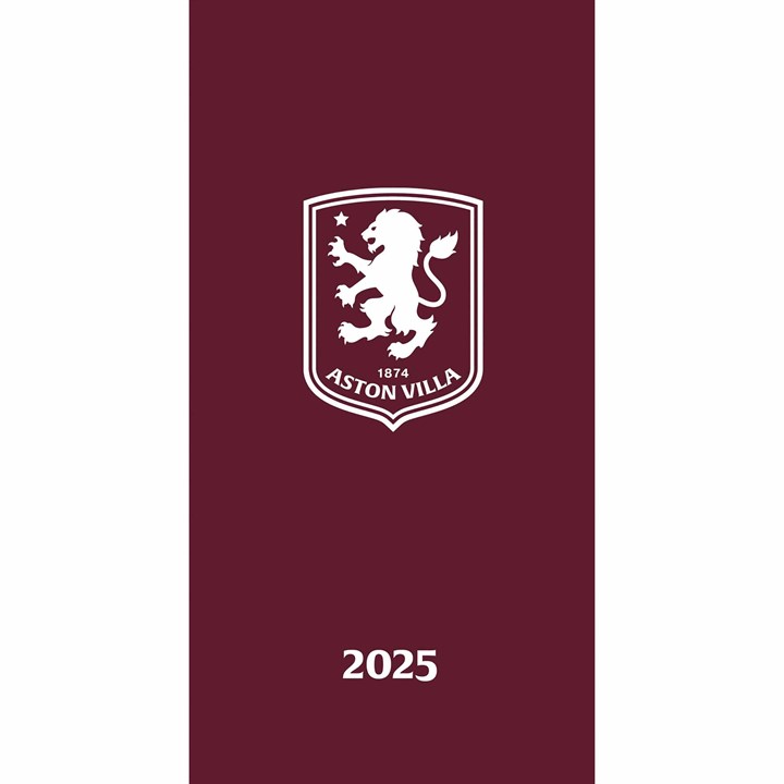 Aston Villa FC Slim Diary 2025