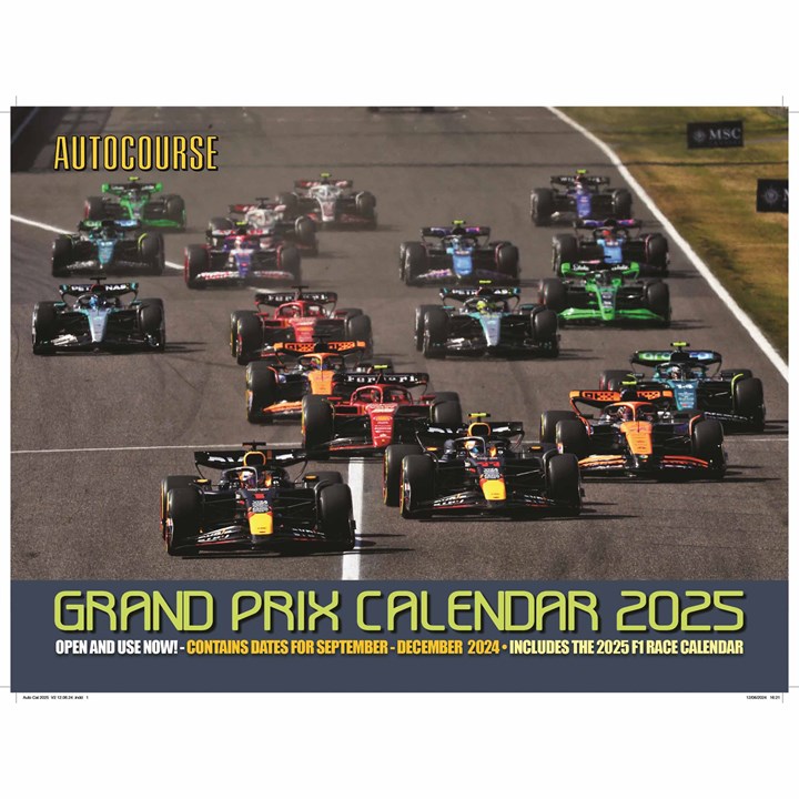 Autocourse Grand Prix A3 Calendar 2025