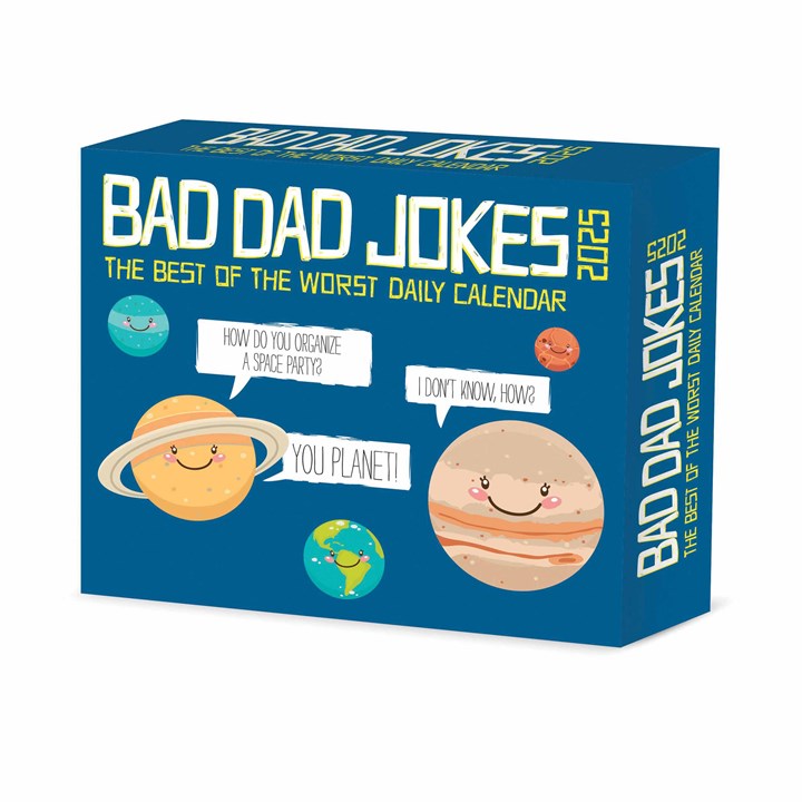 Bad Dad Jokes Desk Calendar 2025