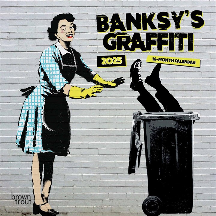 Banksy's Graffiti Mini Calendar 2025