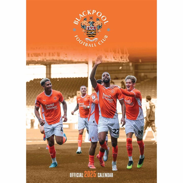 Blackpool FC A3 Calendar 2025