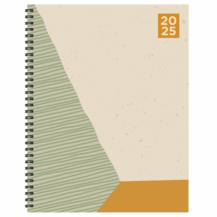 Bound Kraft A4 Diary 2025