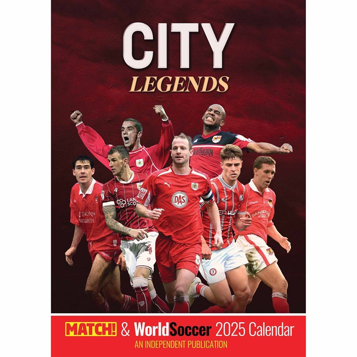 Bristol City FC Legends FC A3 Calendar 2025