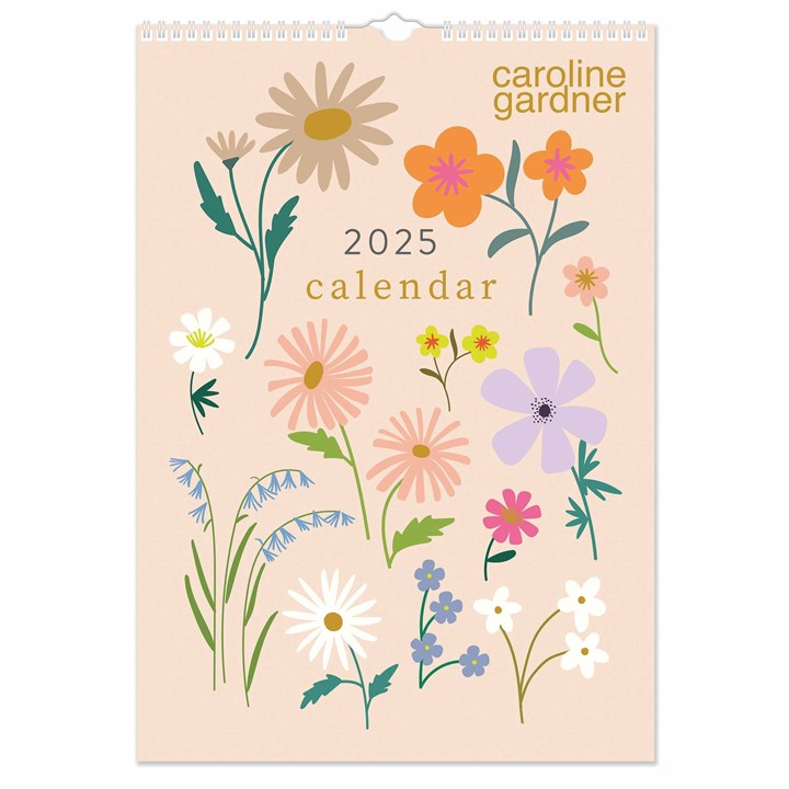 Caroline Gardner, Botanical Blooms A3 Calendar 2025