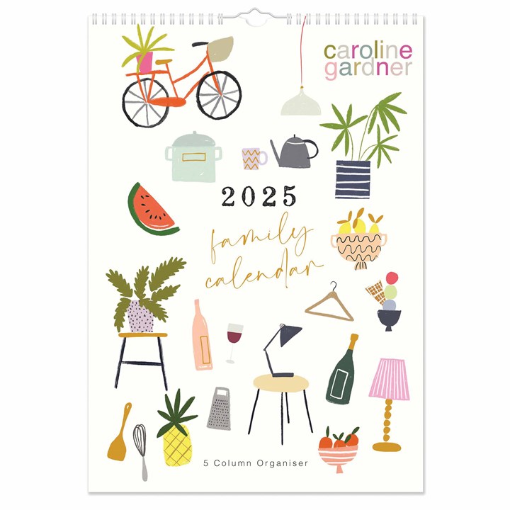 Caroline Gardner, Joyful Notes A3 Family Organiser 2025