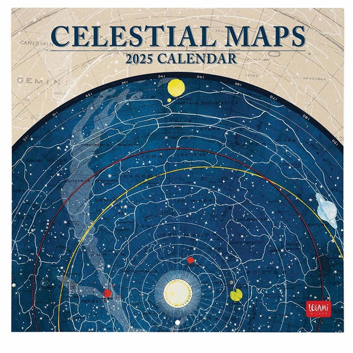 Celestial Maps Calendar 2025