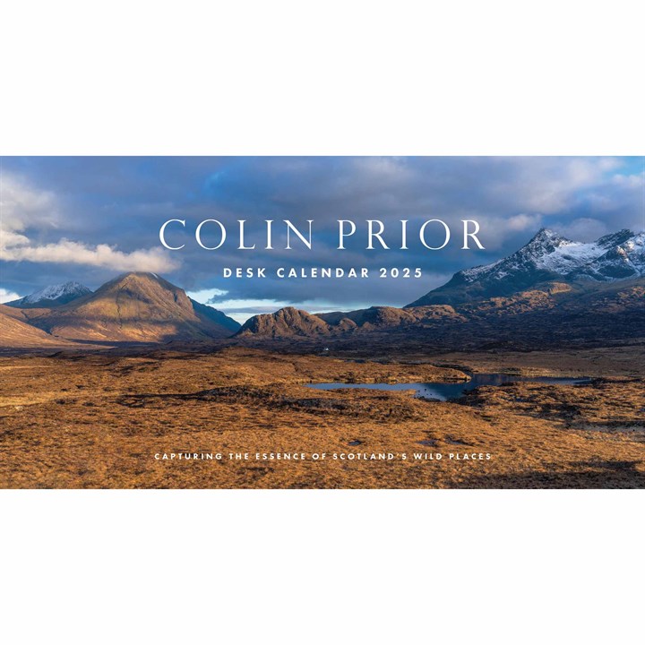 Colin Prior, Panoramic Scotland Easel Desk Calendar 2025