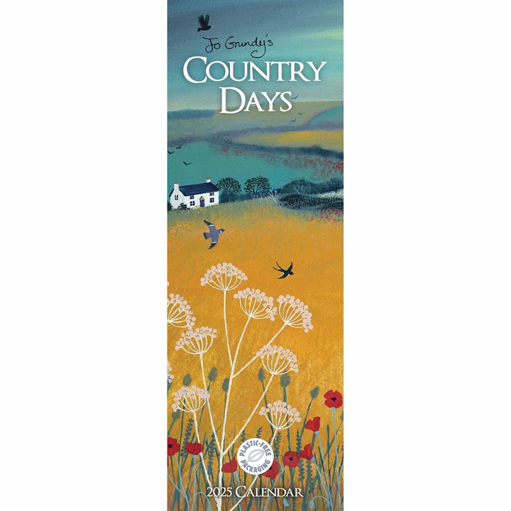 Jo Grundy, Country Days Slim Calendar 2025