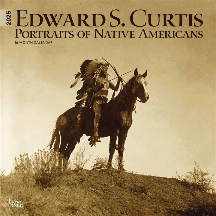 Edward S. Curtis, Portraits Of Native Americans Calendar 2025