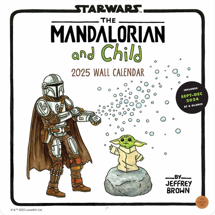 Disney Star Wars, The Mandalorian and Child Calendar 2025