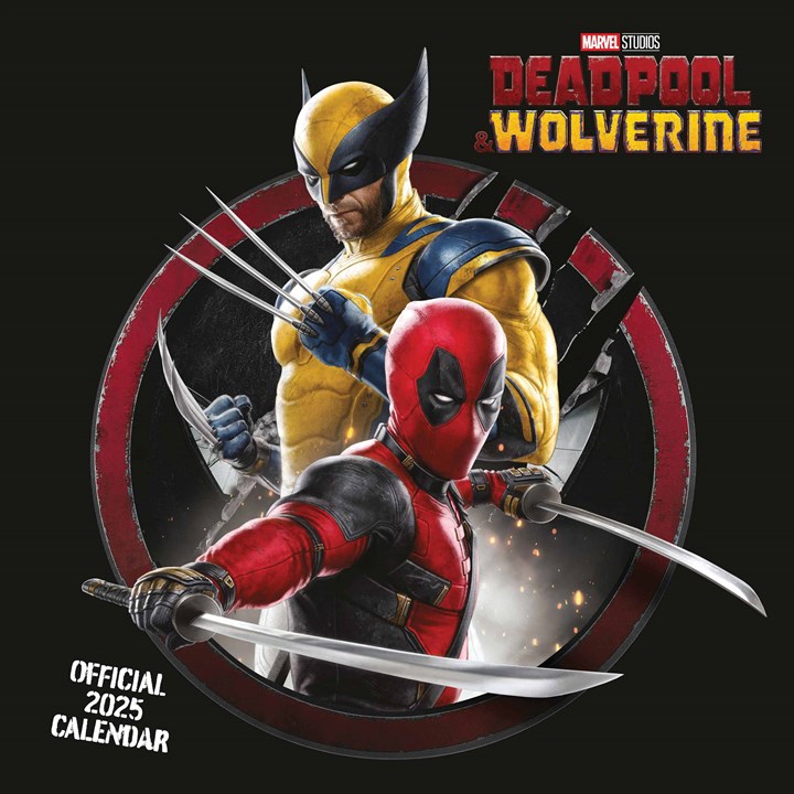 Disney, Marvel Deadpool & Wolverine Calendar 2025