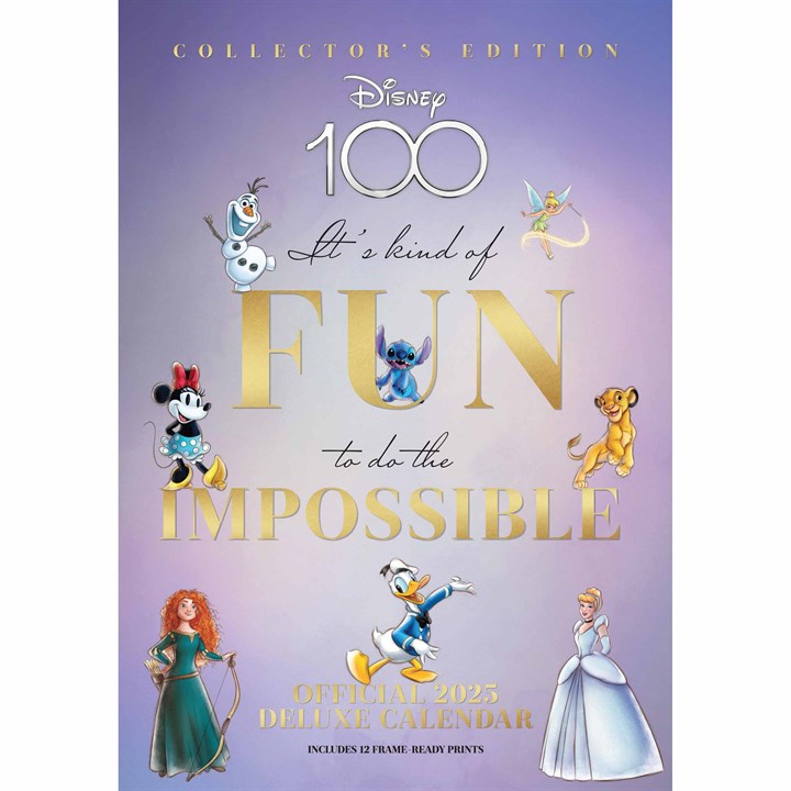 Disney Quotes Collectors Edition A3 Calendar 2025