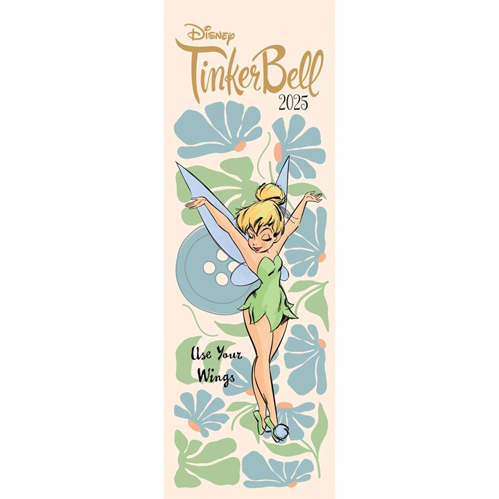 Disney, Tinker Bell Slim Calendar 2025