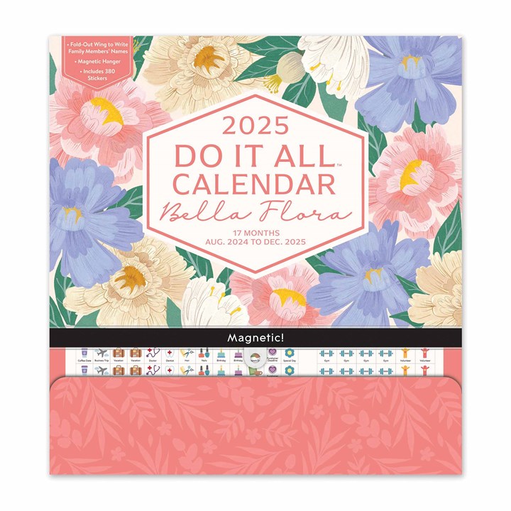 Do It All, Bella Flora Family Planner 2024 - 2025