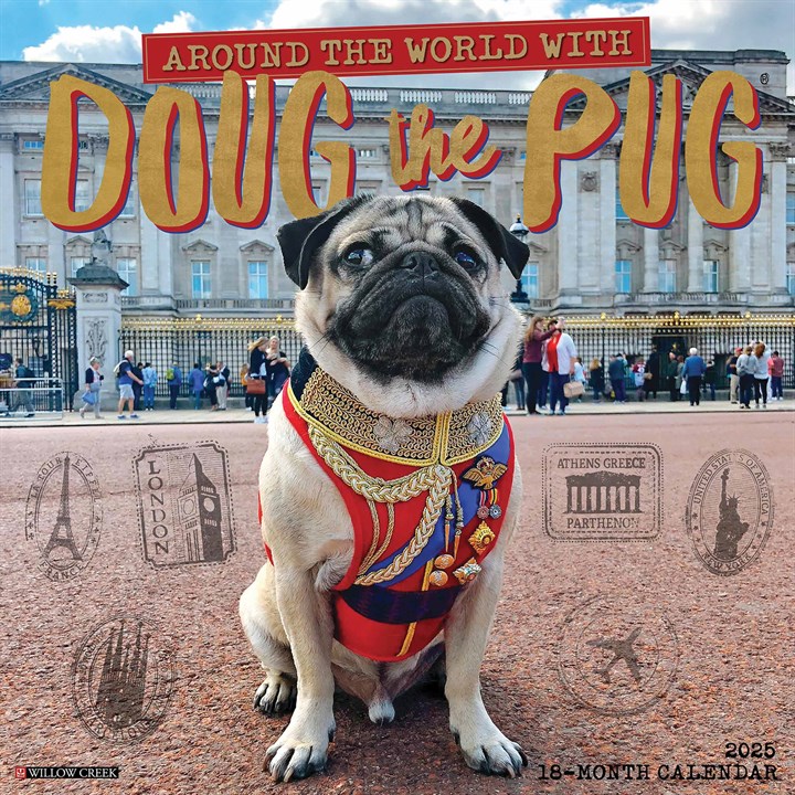 Doug The Pug Calendar 2025