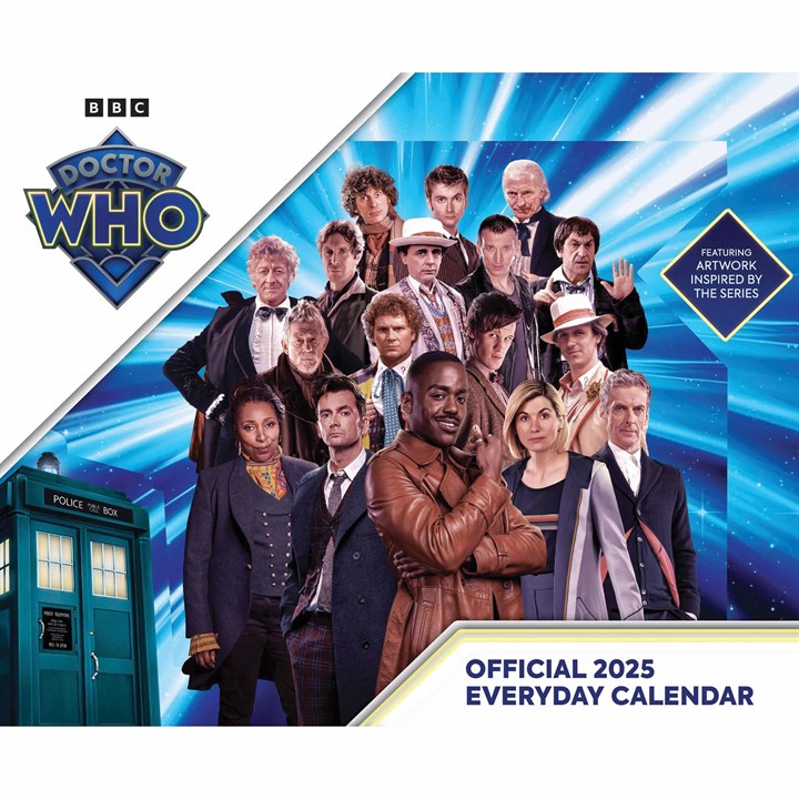 Doctor Who Desk Calendar 2025