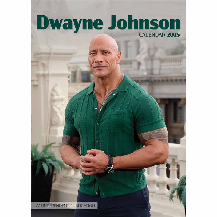 Dwayne Johnson A3 Calendar 2025