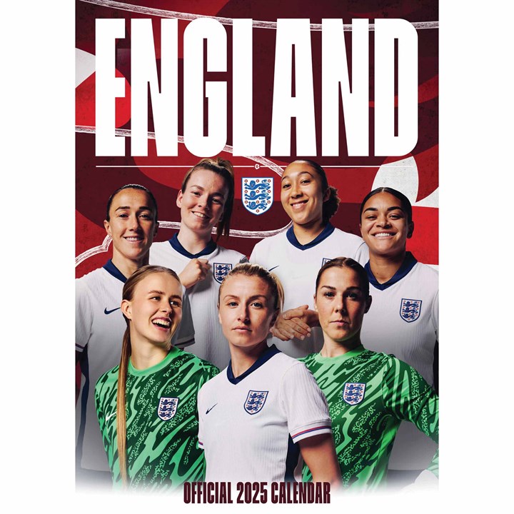 England Womens Football A3 Calendar 2025