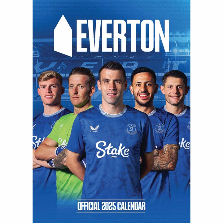 Everton FC A3 Calendar 2025