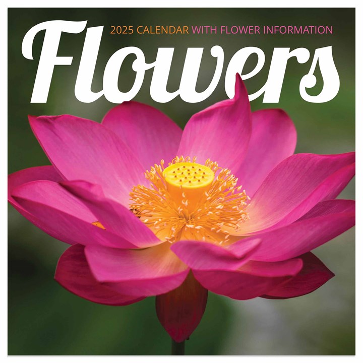 Flowers Mini Calendar 2025