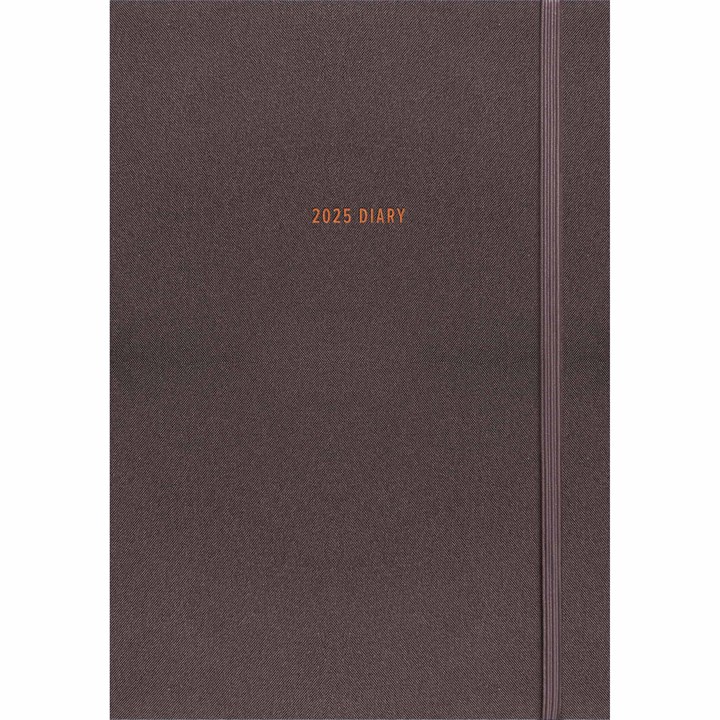 Charcoal Soft Touch A5 Diary 2025