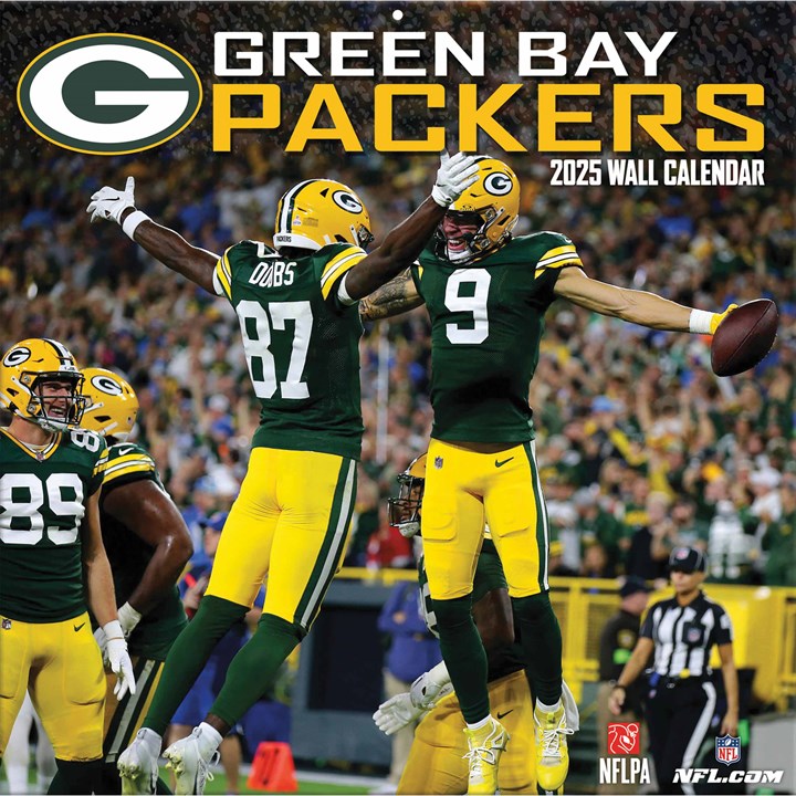 Green Bay Packers NFL Calendar 2025