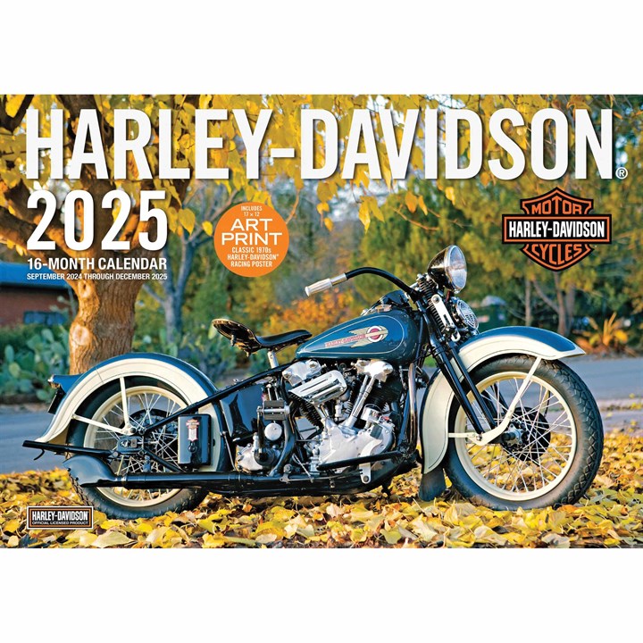 Harley Davidson Deluxe Calendar 2025