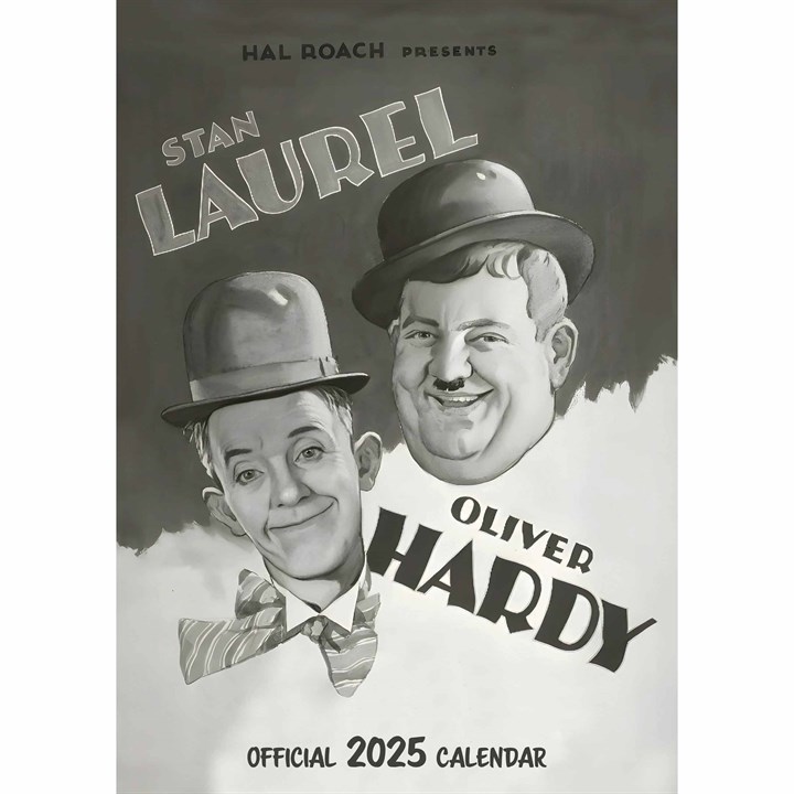 Laurel And Hardy A3 Calendar 2025