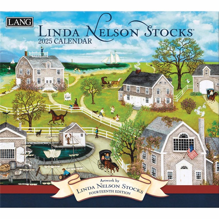 Linda Nelson Stocks Deluxe Calendar 2025