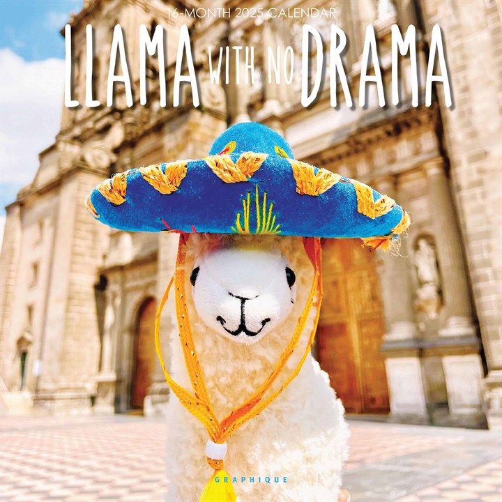 Llama With No Drama Calendar 2025