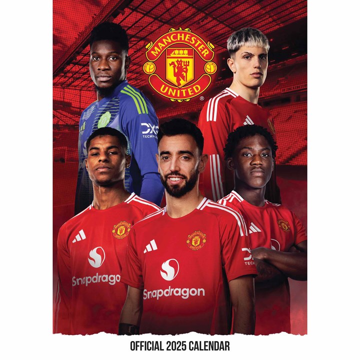 Manchester United FC A3 Calendar 2025