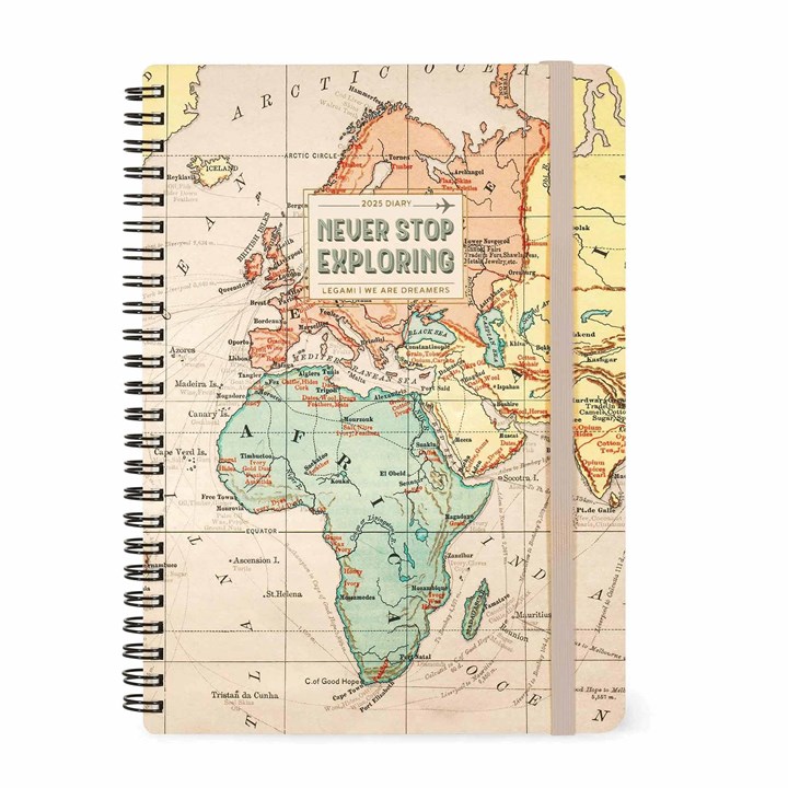 Never Stop Exploring Week-To-View A5 Diary 2025