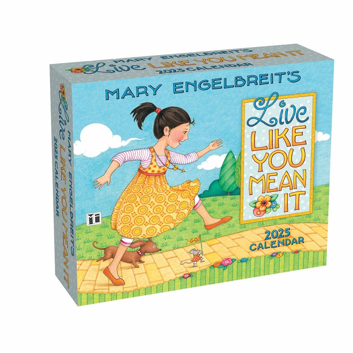 Mary Engelbreit's, Live Like You Mean It Desk Calendar 2025