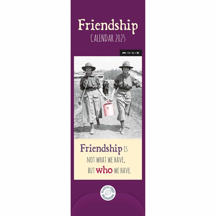 MILK, Friendship Slim Calendar 2025