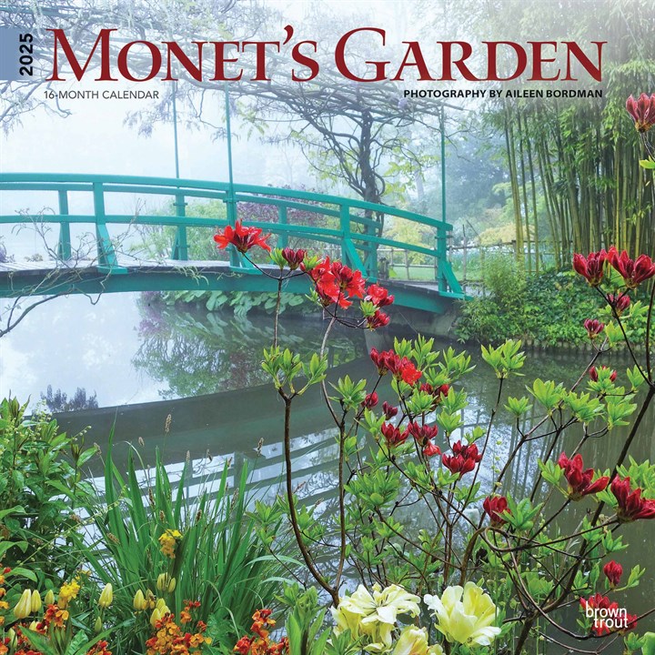 Monet's Garden Calendar 2025