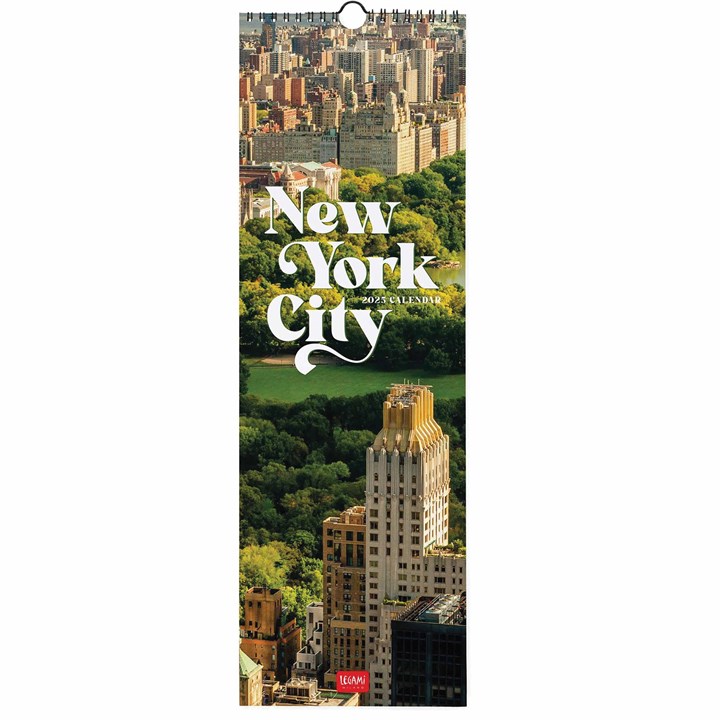 New York Deluxe Slim Calendar 2025