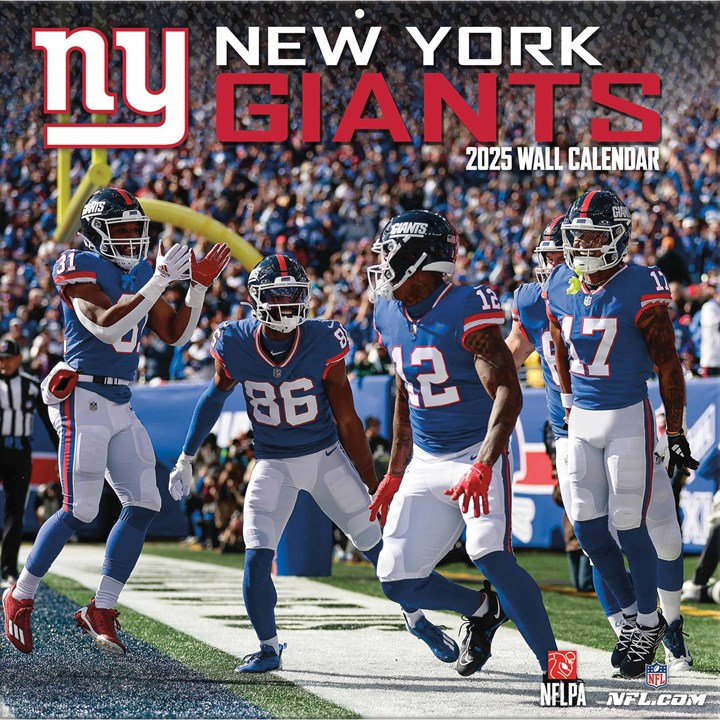 New York Giants NFL Calendar 2025